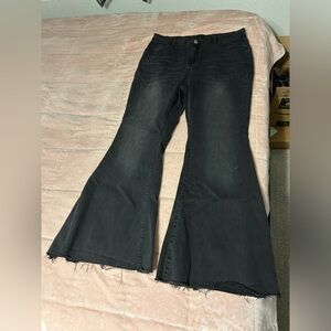 (Shorter) Plain Black Jeans